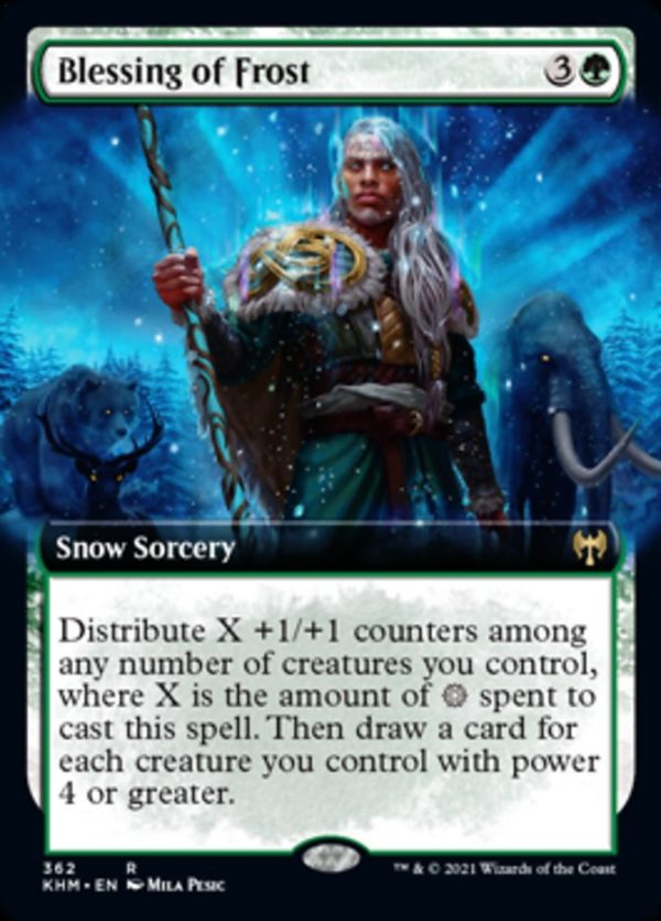 Blessing of Frost (Extended Art) [Kaldheim] For Discount