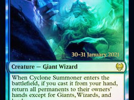 Cyclone Summoner [Kaldheim Prerelease Promos] For Cheap