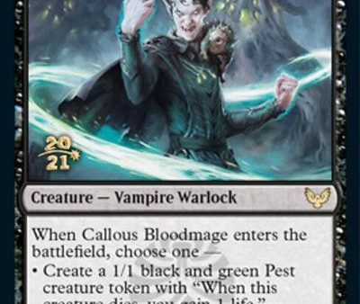 Callous Bloodmage [Strixhaven: School of Mages Prerelease Promos] For Sale