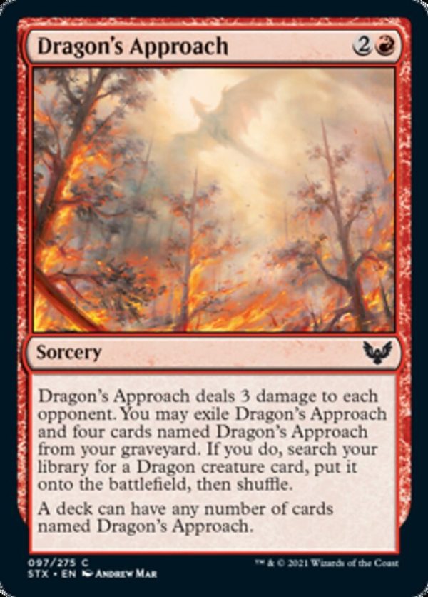 Dragon s Approach [Strixhaven: School of Mages] on Sale