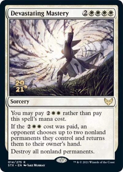 Devastating Mastery [Strixhaven: School of Mages Prerelease Promos] Cheap