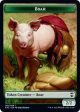 Boar    Spirit Double-Sided Token [Kaldheim Commander Tokens] For Sale