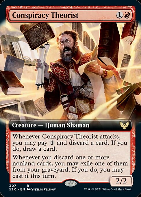 Conspiracy Theorist (Extended Art) [Strixhaven: School of Mages] Online