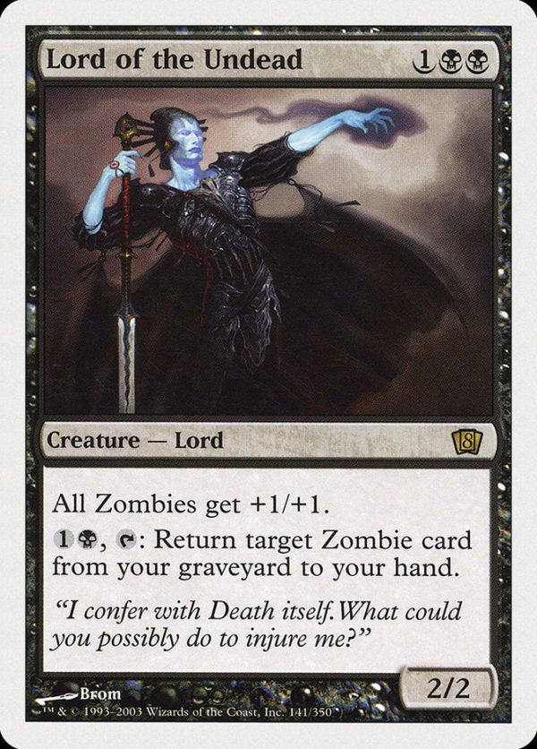 Lord of the Undead (8th Edition) [Oversize Cards] Discount