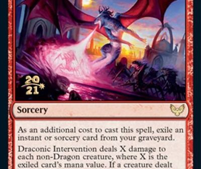 Draconic Intervention [Strixhaven: School of Mages Prerelease Promos] Online now